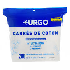 Carrés de coton URGO sachet de 200